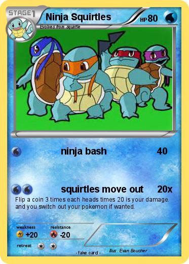 Pokemon Ninja Squirtles