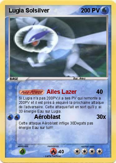 Pokemon Lugia Solsilver