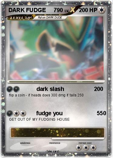 Pokemon DARK FUDGE     790