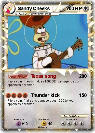 Pokémon Sandy Cheeks 20 20 - Texas song.