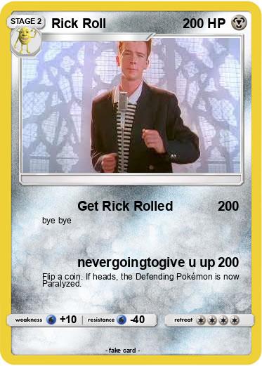 Pokemon Rick Roll