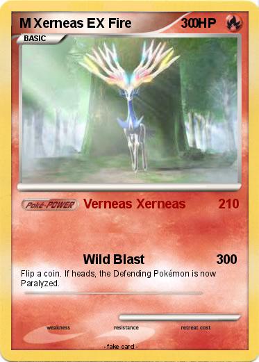 Pokemon M Xerneas EX Fire                 0