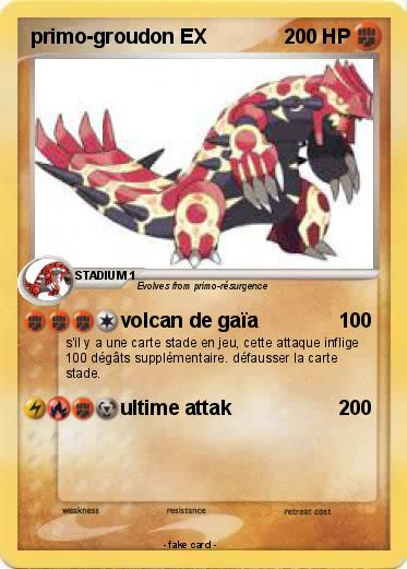 Pokemon primo-groudon EX