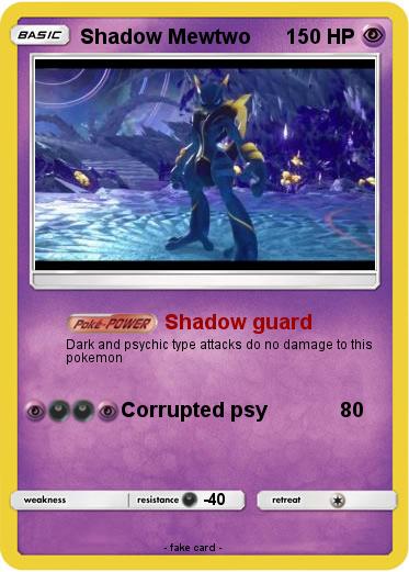 Pokemon Shadow Mewtwo