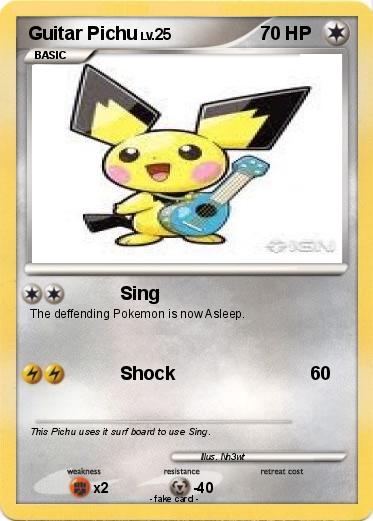 Pokemon Guitar Pichu
