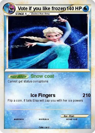 Pokemon Vote if you like frozen
