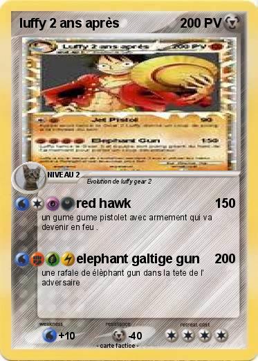 Pokemon luffy 2 ans après