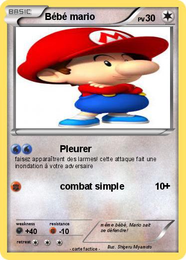 Pokemon Bébé mario