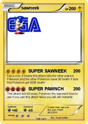 Pokemon sawneek