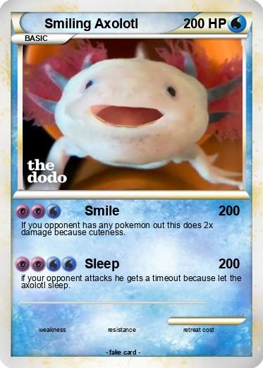 Pokemon Smiling Axolotl