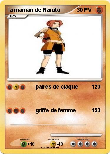 Pokemon la maman de Naruto