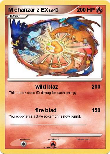 Pokemon M charizar z EX