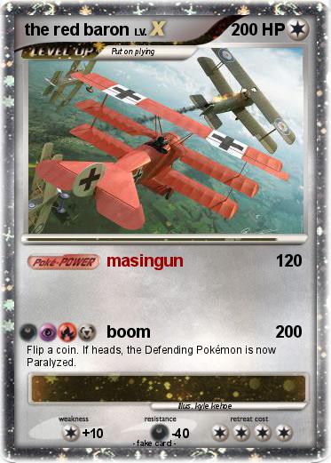 Pokemon the red baron