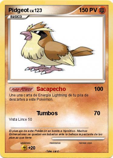 Pokemon Pidgeot