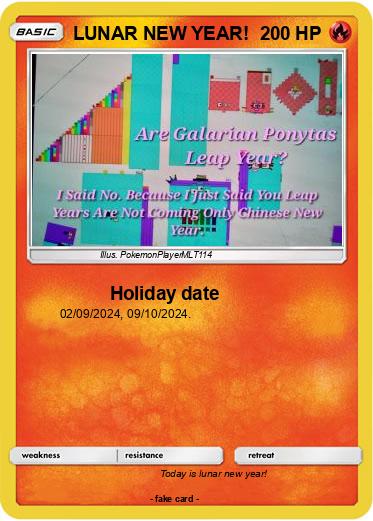 Pokemon LUNAR NEW YEAR!