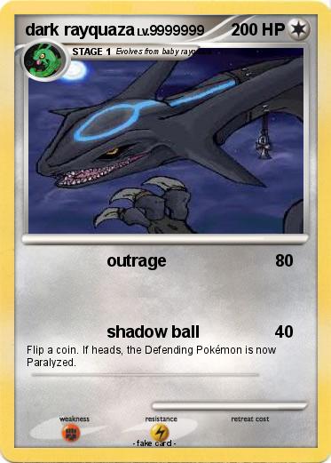 Pokemon dark rayquaza
