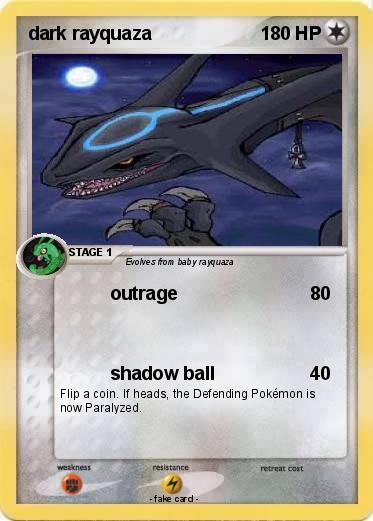 Pokemon dark rayquaza