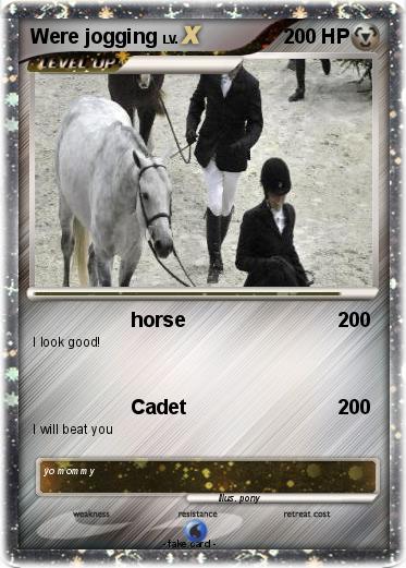 Pokemon Were jogging