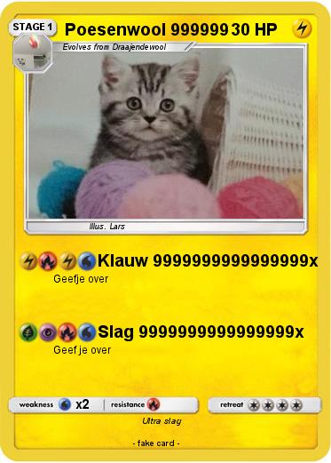 Pokemon Poesenwool 999999