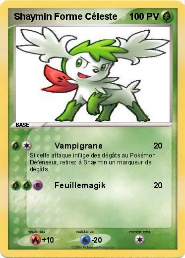 Pokemon Shaymin Forme Céleste