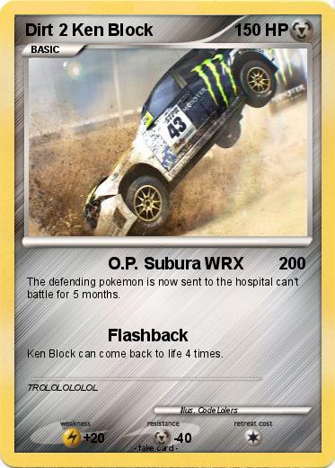 Pokemon Dirt 2 Ken Block