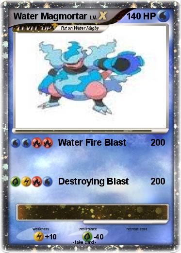 Pokemon Water Magmortar
