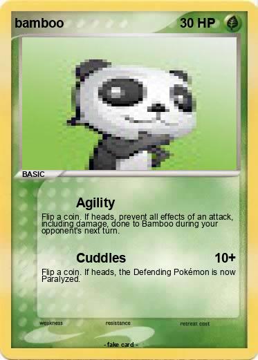 Pokemon bamboo