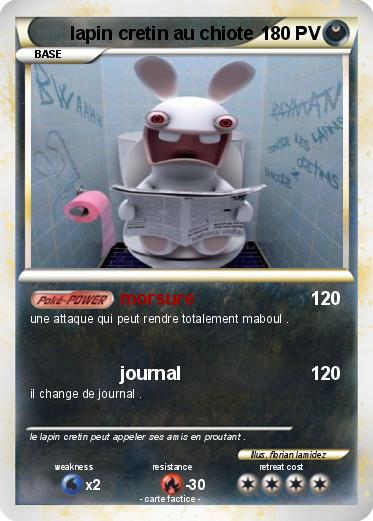 Pokemon lapin cretin au chiote