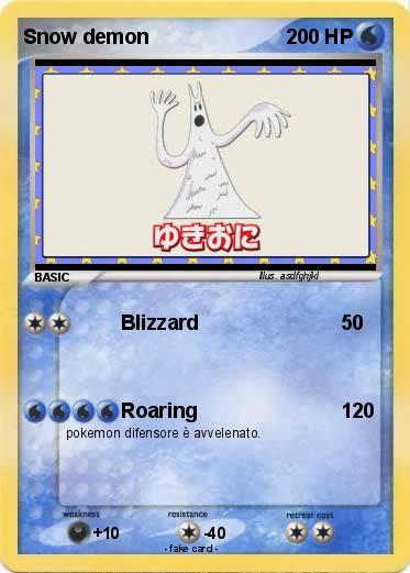 Pokemon Snow demon