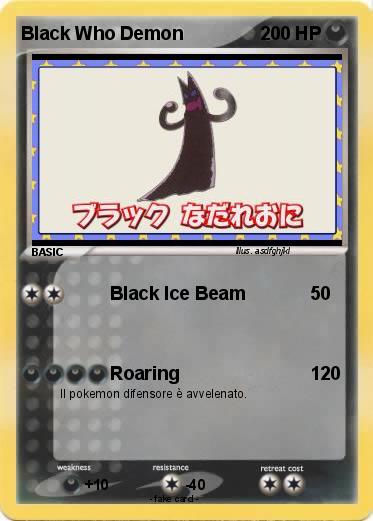 Pokemon Black Who Demon