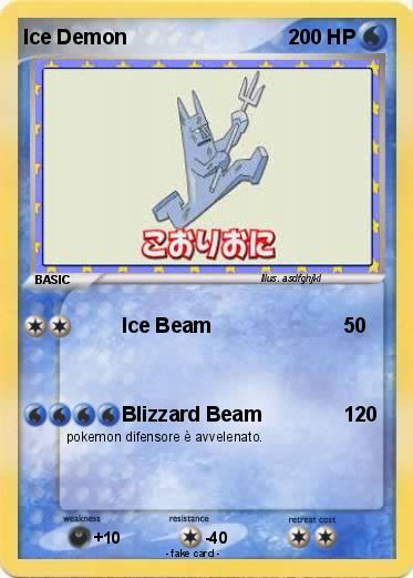 Pokemon Ice Demon