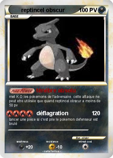 Pokemon reptincel obscur