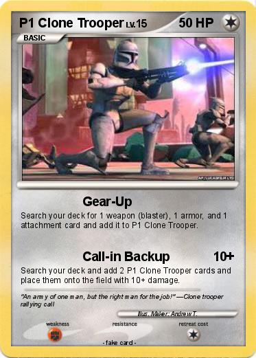 Pokemon P1 Clone Trooper