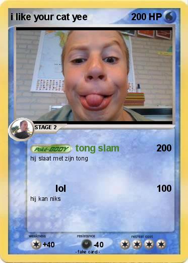 Pokemon i like your cat yee