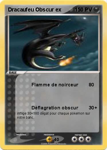 Pokemon Dracaufeu Obscur ex           