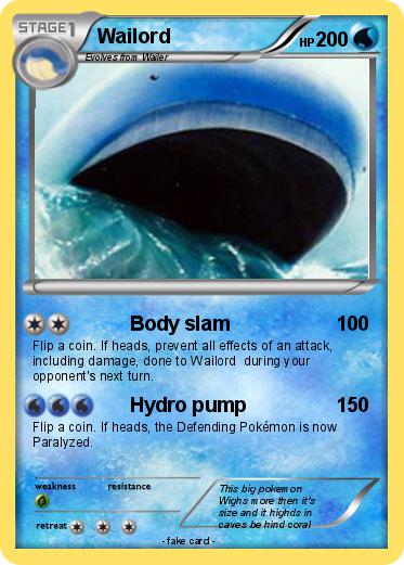 Pokemon Wailord