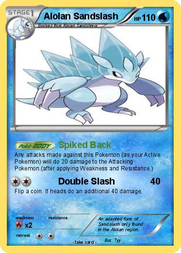 Pokemon Alolan Sandslash