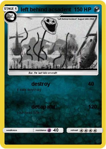 Pokemon left behind acsadent