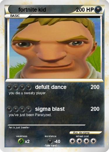 Pokemon fortnite kid