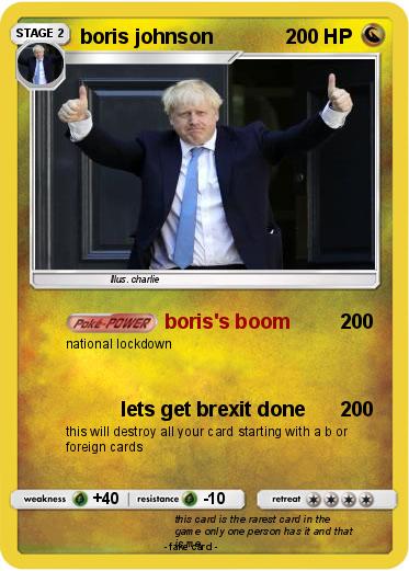 Pokemon boris johnson