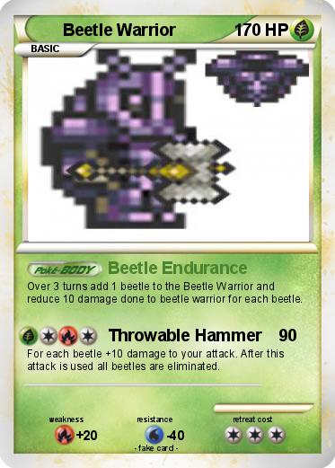 Pokemon Beetle Warrior