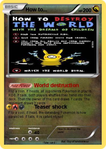 Pokemon How to...