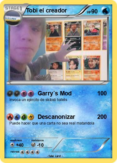 Pokemon Tobi el creador