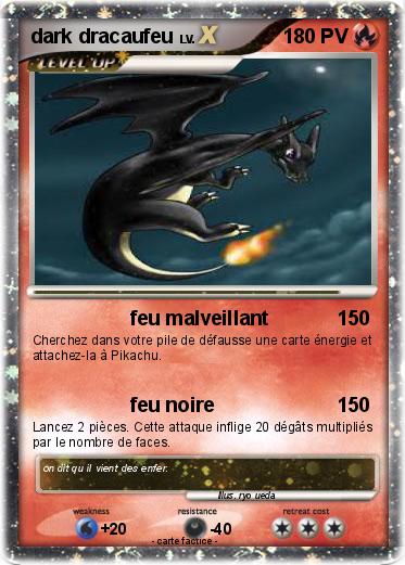 Pokemon dark dracaufeu
