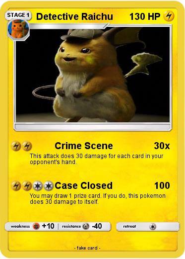 Pokemon Detective Raichu