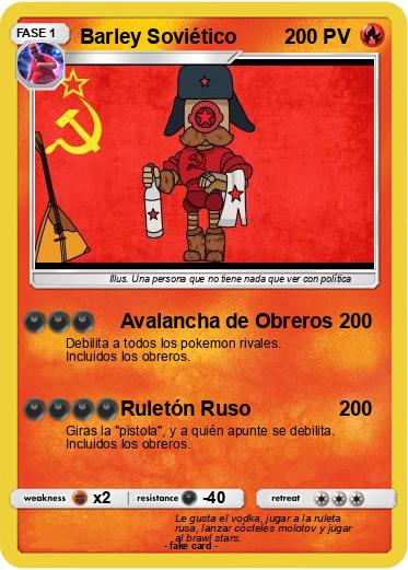 Pokemon Barley Soviético