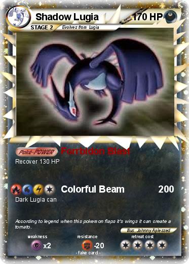 Pokemon Shadow Lugia