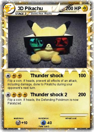 Pokemon 3D Pikachu