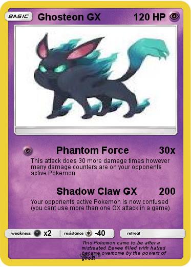 Pokemon Ghosteon GX