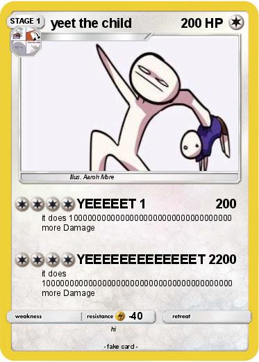 Pokemon yeet the child